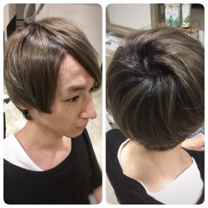 【メンズも出来る外国人風カラー】下野市　自治医大　シェイプス（Shape's hair design）