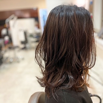 【ミディアムスタイル】下野市 自治医大 シェイプス(Shapes hair design)